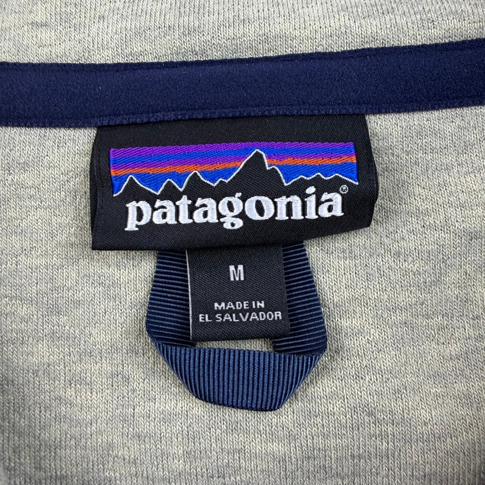 Patagonia Retro Pile Fleece Jacket Mens Medium Oatmeal Navy Full Zip STY26125 - Picture 5 of 11